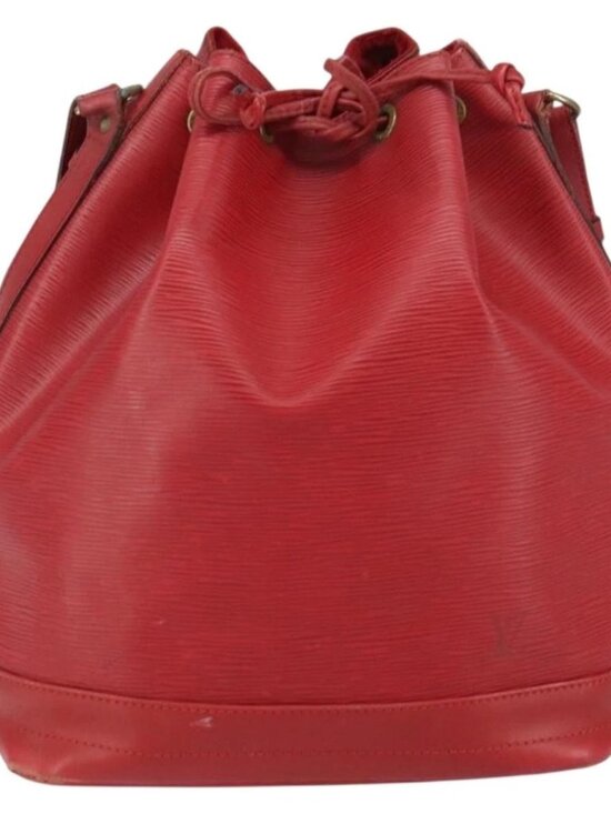 LOUIS VUITTON Epi Noe Shoulder Bag Red M44007 LV Auth 157255 - Picture 2 of 16